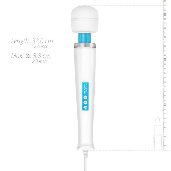 MyMagicWand - Strong Massager Vibrator (White-Blue)