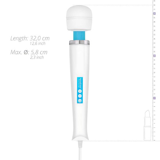 MyMagicWand - Strong Massager Vibrator (White-Blue)