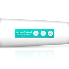 MyMagicWand - Strong Massaging Vibrator (White-Turquoise)