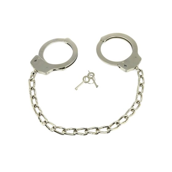 Rimba - Long Chain Steel Ankle Cuffs (Silver) - 1 Pair