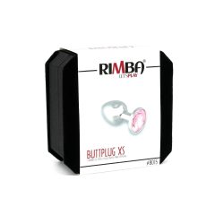 Rimba XS - Pink Gem Metal Anal Dildo (Silver)