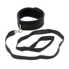 Rimba Soft - Soft Collar with Leash (Black)