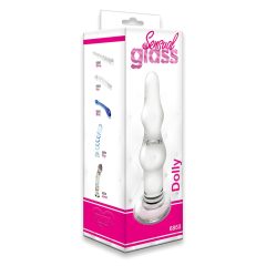 Rimba Dolly - Wavy Glass Anal Dildo (Clear)