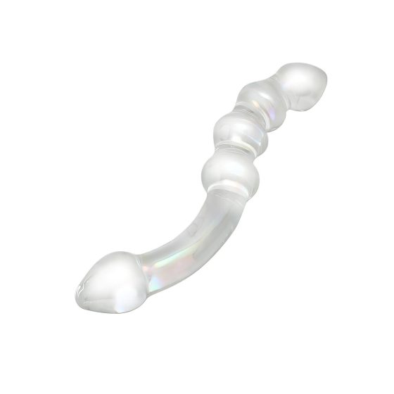 Rimba Dolly - Wavy Glass Anal Dildo (Clear)