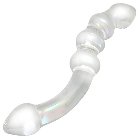 Rimba Dolly - Wavy Glass Anal Dildo (Clear)