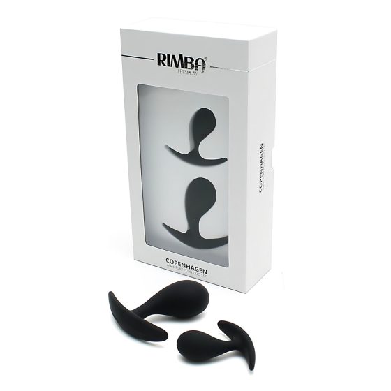 Rimba Copenhagen - Anal Dildo Set - Black (2 pcs)