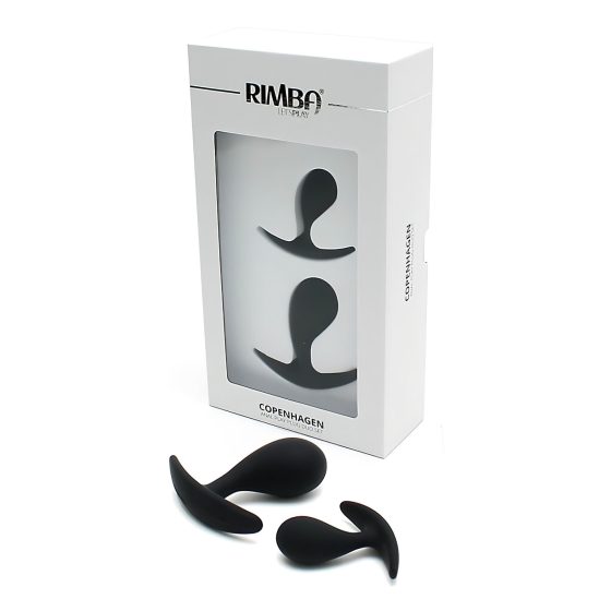 Rimba Copenhagen - anal plug set - black (2 pieces)