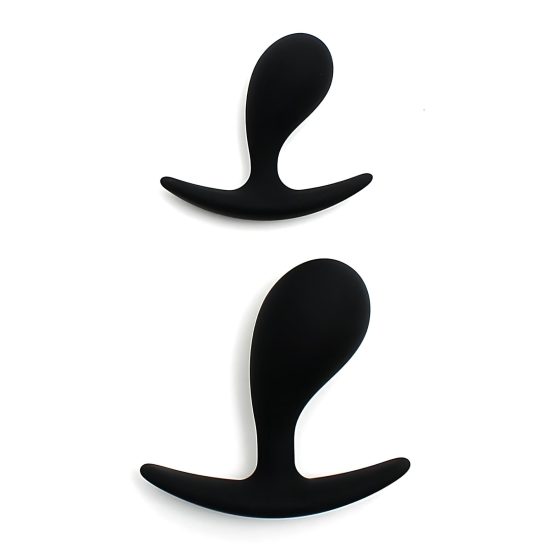 Rimba Copenhagen - anal plug set - black (2 pieces)