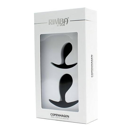 Rimba Copenhagen - Anal Dildo Set - Black (2 pcs)