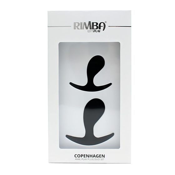 Rimba Copenhagen - Anal Dildo Set - Black (2 pcs)