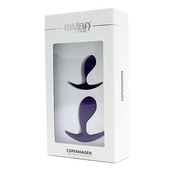 Rimba Copenhagen - Purple Anal Dildo Set (2 pcs)