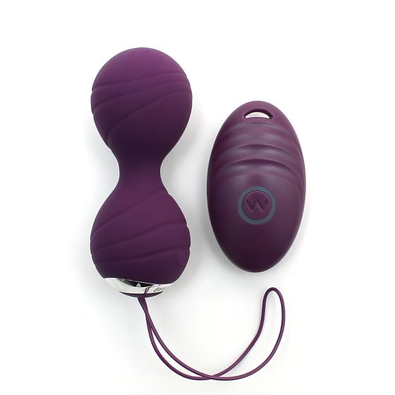 Rimba Cannes - Rechargeable, Wireless Vibrating Egg (Purple)