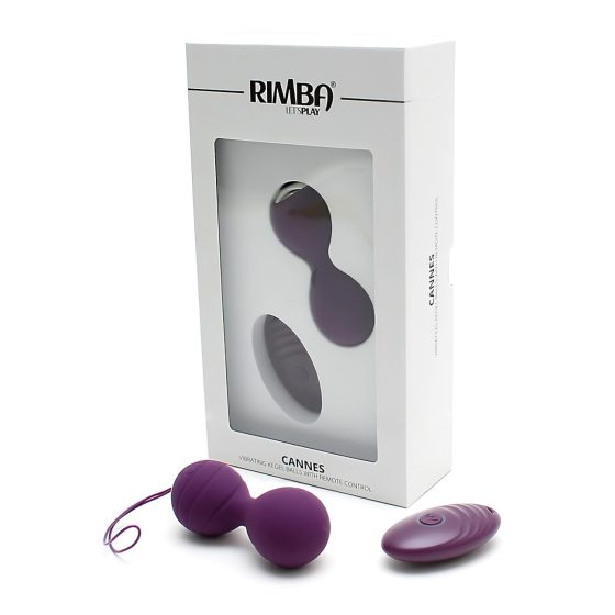 Rimba Cannes - Rechargeable, Wireless Vibrating Egg (Purple)