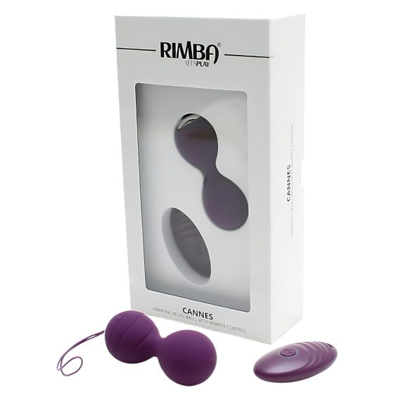 Rimba Cannes - Rechargeable, Wireless Vibrating Egg (Purple)