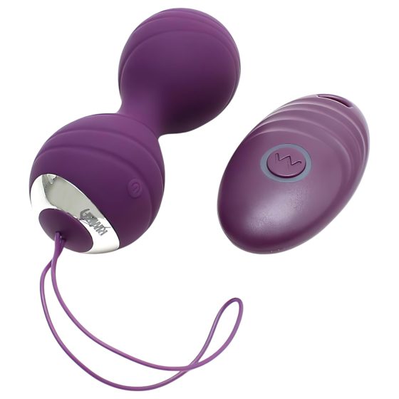 Rimba Cannes - Rechargeable, Wireless Vibrating Egg (Purple)