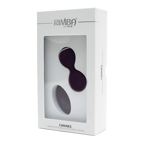 Rimba Cannes - Rechargeable, Wireless Vibrating Egg (Purple)