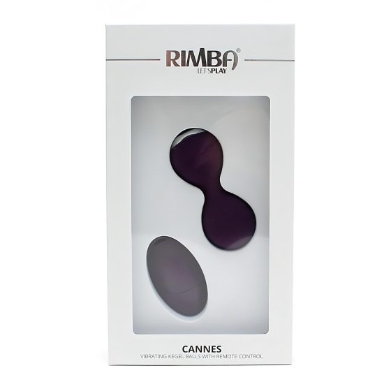 Rimba Cannes - Rechargeable, Wireless Vibrating Egg (Purple)