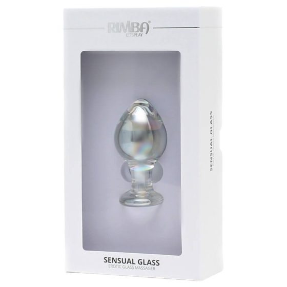 Rimba Zelda - Tapered, Glass Anal Dildo (Clear)