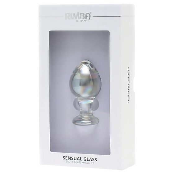 Rimba Zelda - Tapered Glass Anal Plug (Transparent)