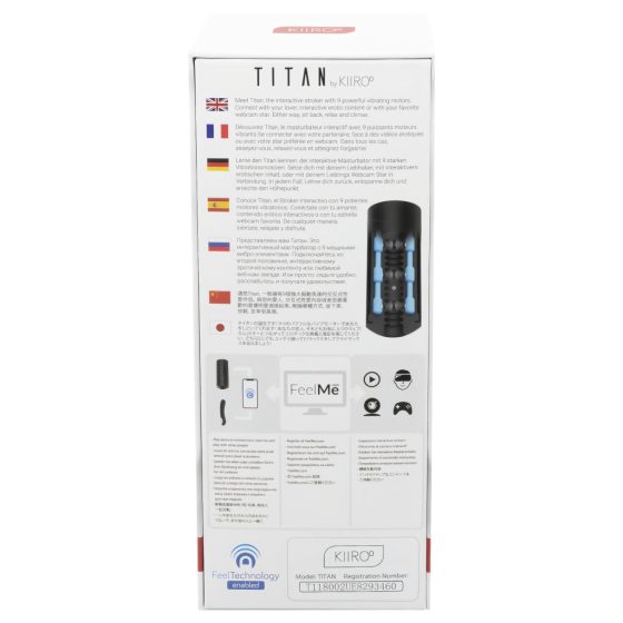 Kiiroo Titan - Interactive Masturbator (Black)