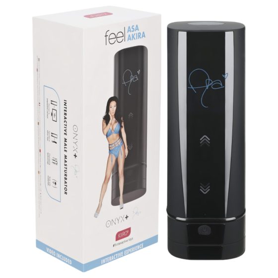 Kiiroo Onyx+ Asa Akira Experience - Interactive Masturbator (Black)