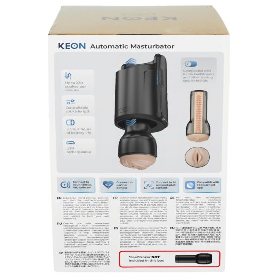 Kiiroo Keon Automatic - Masturbator Accessory (Black)