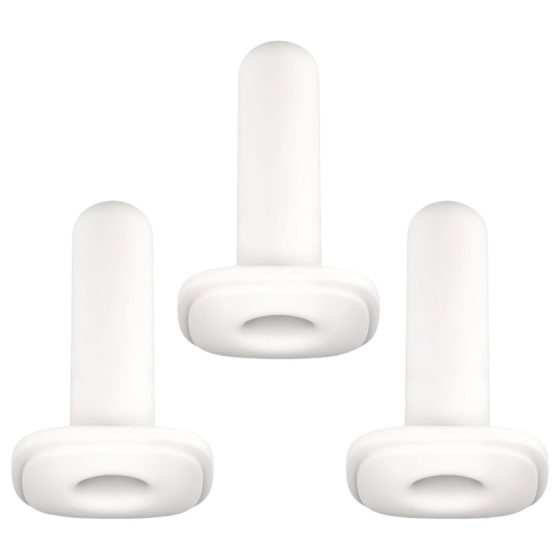 Kiiroo Onyx Tight Fit Masturbator Sleeve - 3 Pack (White)