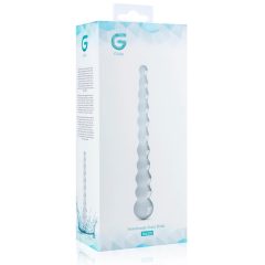 Gildo No. 20 - Beaded Glass Dildo (Transparent)