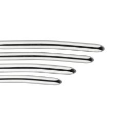   SINNER 176 - Curved Steel Urethral Dilator Dildo Set (4 pcs) - Advanced