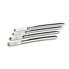   SINNER 176 - Curved Steel Urethral Dilator Dildo Set (4 pcs) - Advanced