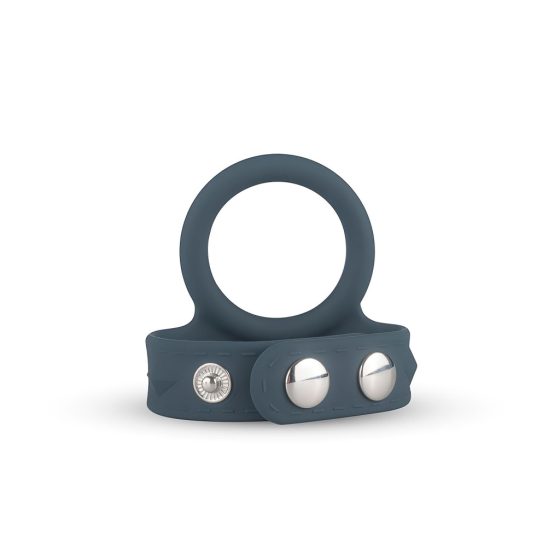 Boners Strap L - Penis and Testicle Ring Combo (Grey)