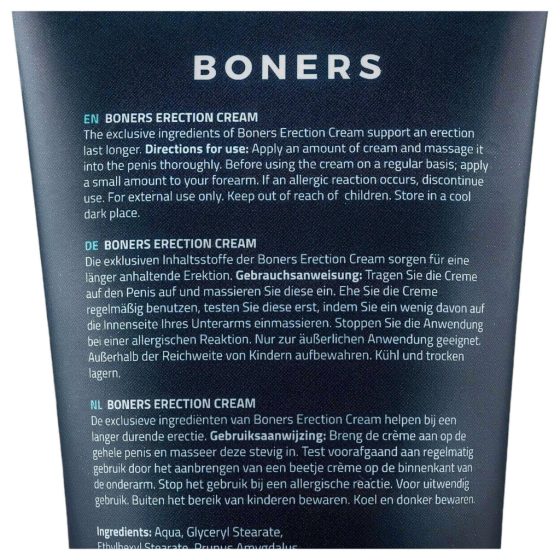 Boners Erection - Men's Stimulating Intimate Cream (100ml)