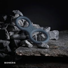 Boners Classic - Penis and Scrotum Ring in One (Grey)