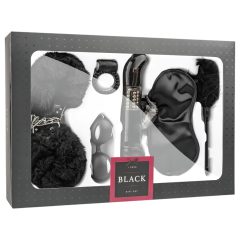   LoveBoxxx I Love Black - Vibrating Bondage Set (6 Pieces) - Black