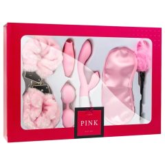   LoveBoxxx I Love Pink - Vibrating Bondage Set (6-Piece) - Pink