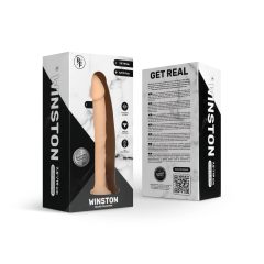   Real Fantasy Winston - realistic vibrator with suction cup - 19cm (natural)