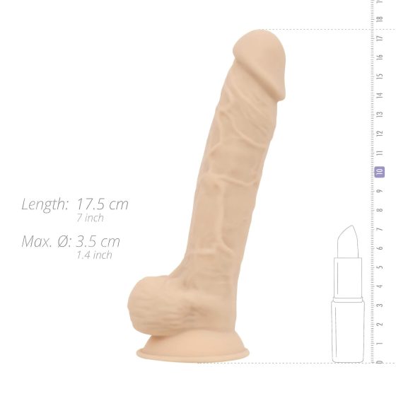 Real Fantasy Percy - Realistic Dildo - 18cm (Natural)