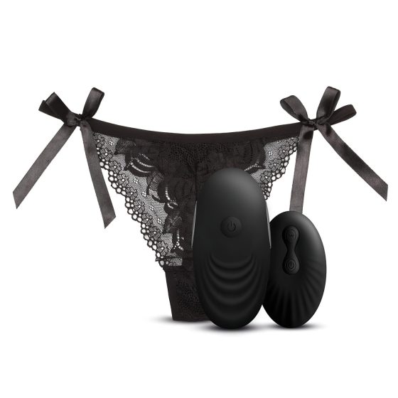 Sway No.3 - Battery-Powered, Wireless Vibrating Panties - Black (S-L)