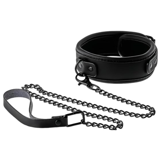 Blaze - Collar with Leash (Black)