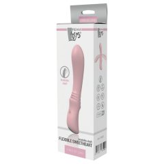   Vibes of Love Sweetheart - Rechargeable, Flexible G-Spot Vibrator (Pink)