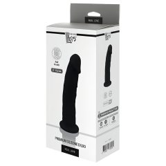   Dreamtoys Real Love - Lifelike, Suction Cup Dual-Layer Dildo (Black)