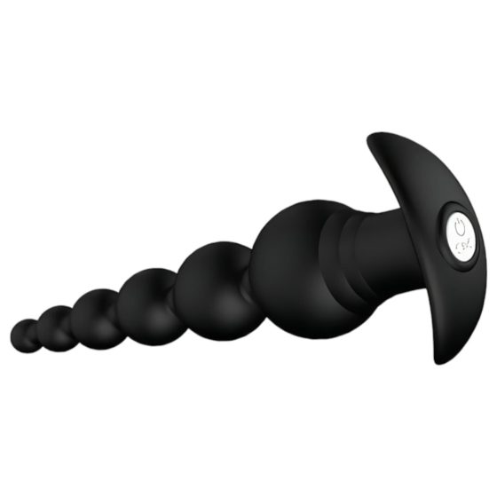 Cheeky Love - Rechargeable Radio Controlled Anal Bead Vibrator (Black)