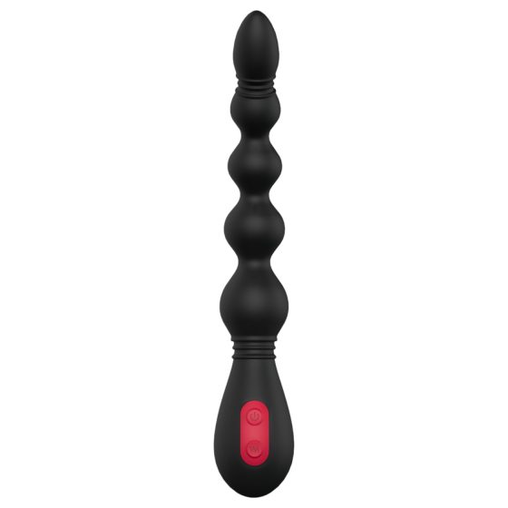 Cheeky Love - Rechargeable Anal Beads Vibrator (Black)