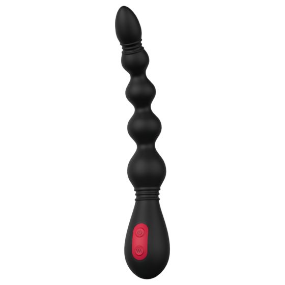 Cheeky Love - Rechargeable Anal Beads Vibrator (Black)