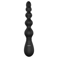 Cheeky Love - Rechargeable Anal Beads Vibrator (Black)