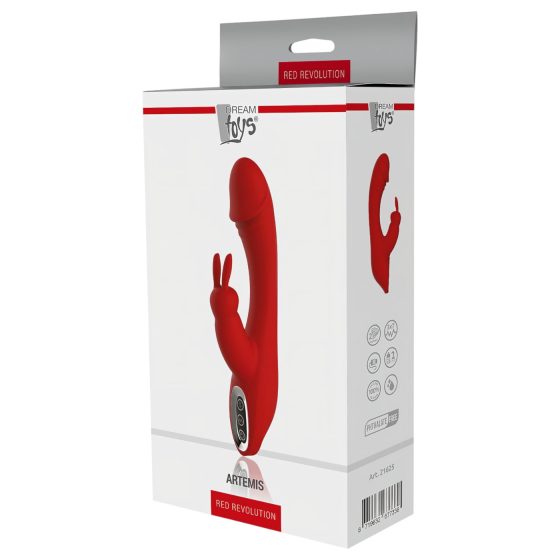 Red Revolution Artemis - Rabbit Vibrator (Red)