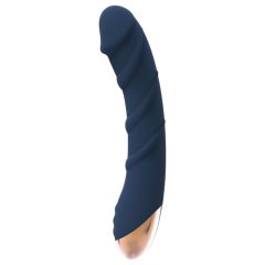   Goddess Atlas - Rechargeable, Waterproof, Warming G-Spot Vibrator (Blue)