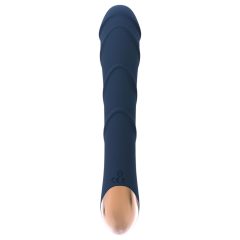   Goddess Atlas - Rechargeable, Waterproof, Warming G-Spot Vibrator (Blue)