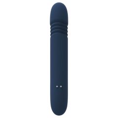   Goddess Zephyros - Rechargeable, Waterproof, Clitoral Thrusting Vibrator (Blue)