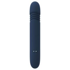   Goddess Zephyros - waterproof, thrusting vibrator with clitoral arm (blue)